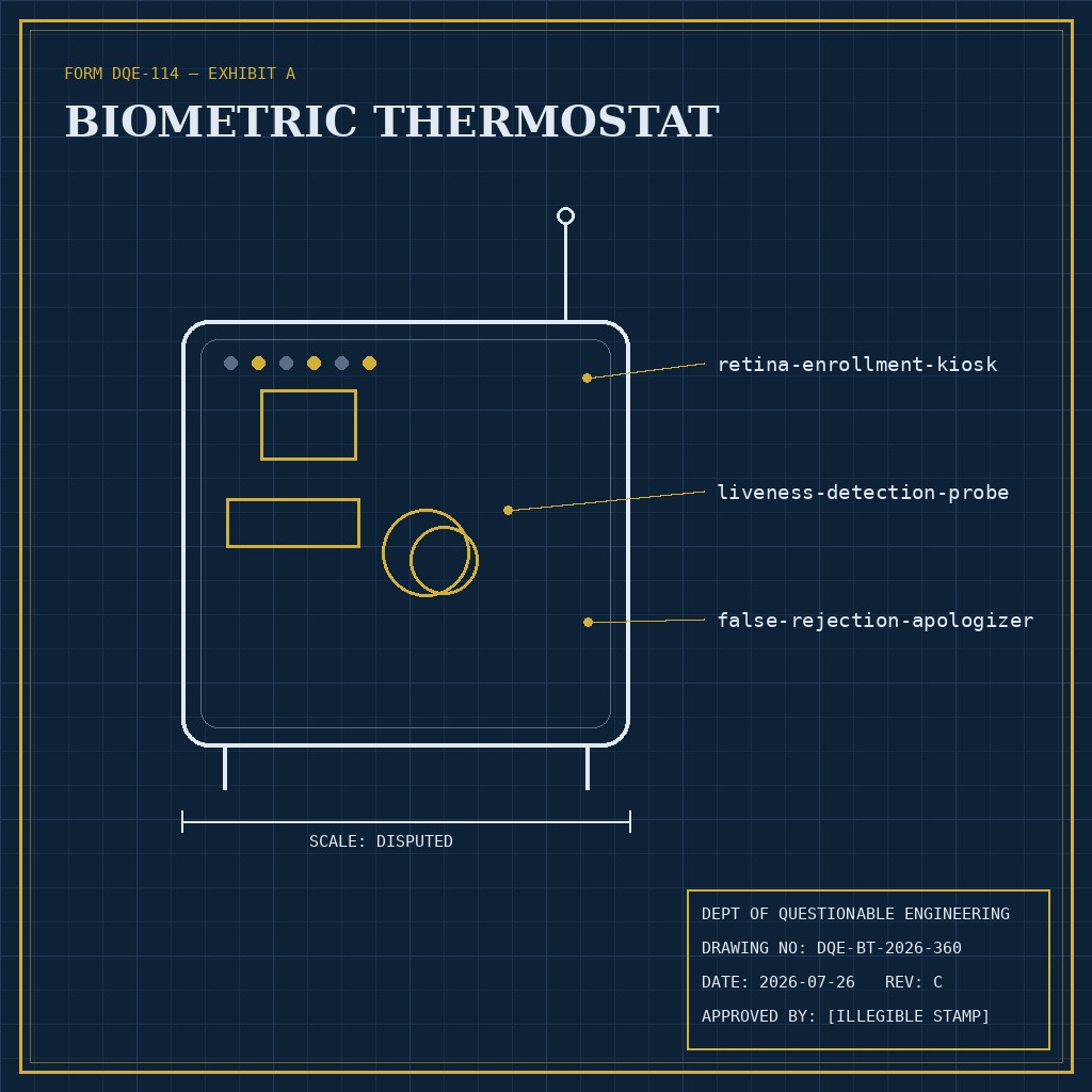 Biometric Thermostat — official prototype photograph