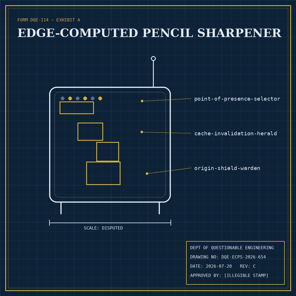 Edge-Computed Pencil Sharpener — official prototype photograph