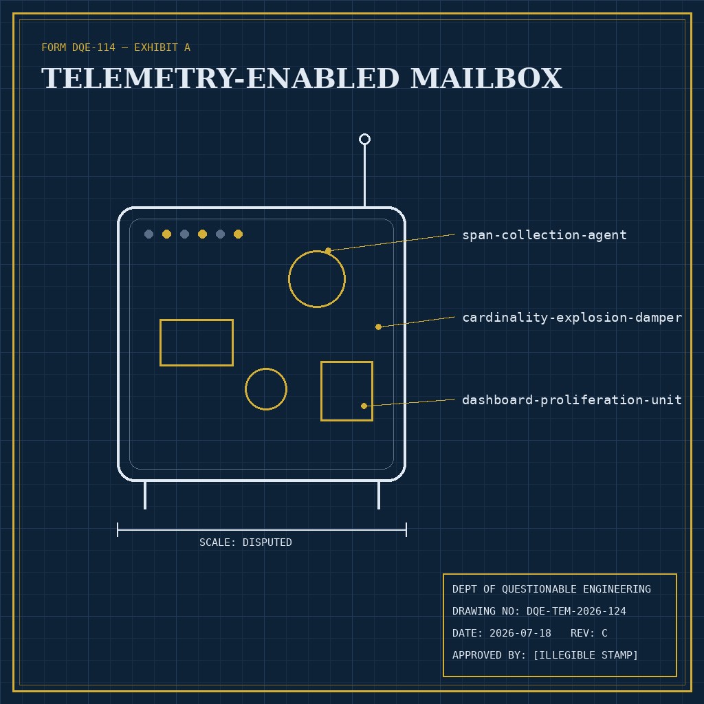 Telemetry-Enabled Mailbox — official prototype photograph